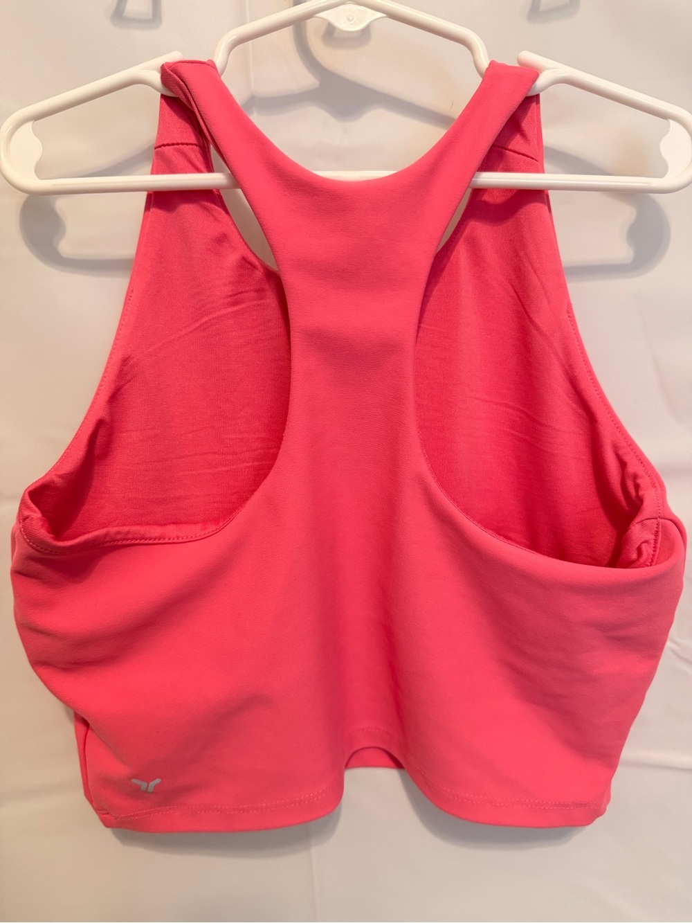 Old Navy Bright Pink Active Tank with Rhinestone Accent - Picture 2 of 3